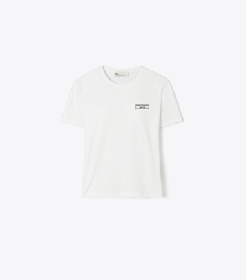 【TORY BURCH 】コットンジャージー Tシャツ ストライプ TORY BURCH コットンジャージー Tシャツ ストライプ | THE