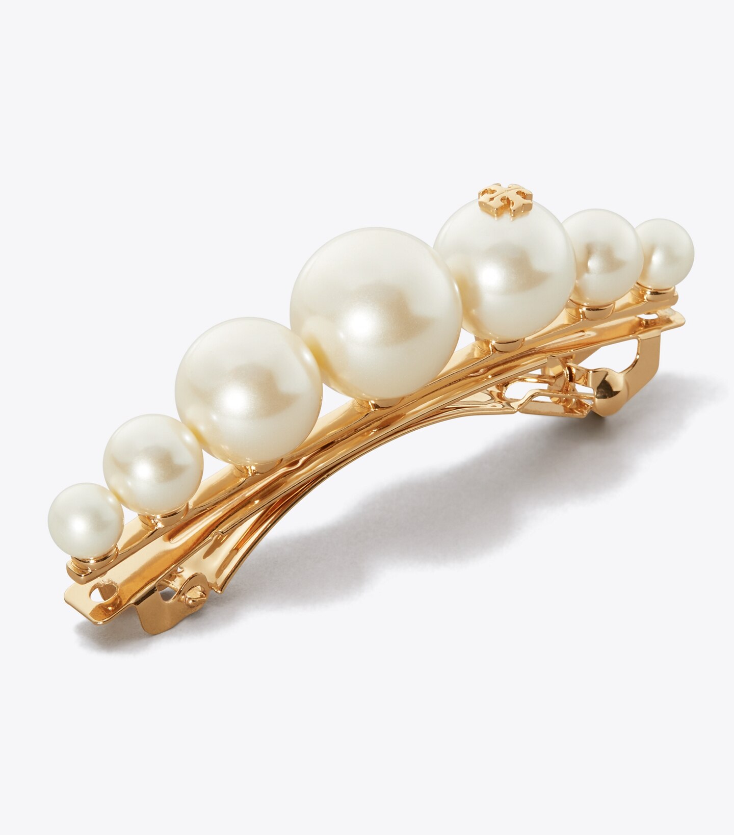 Logo Pearl Hair Clip