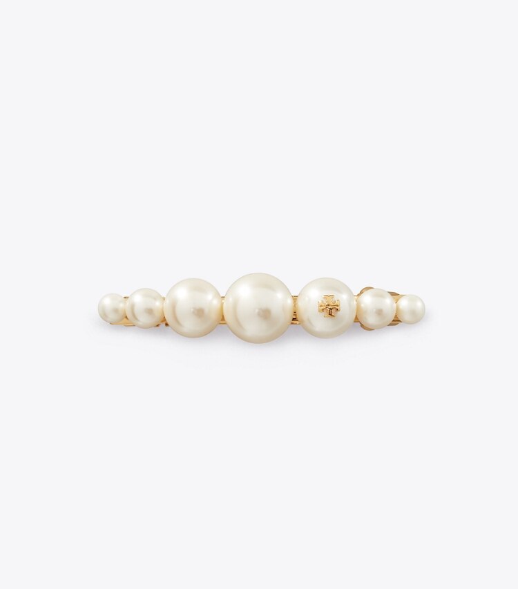 Gold Pearl Designer Hair Clips For Teenage Girls Stylish Gold Hair