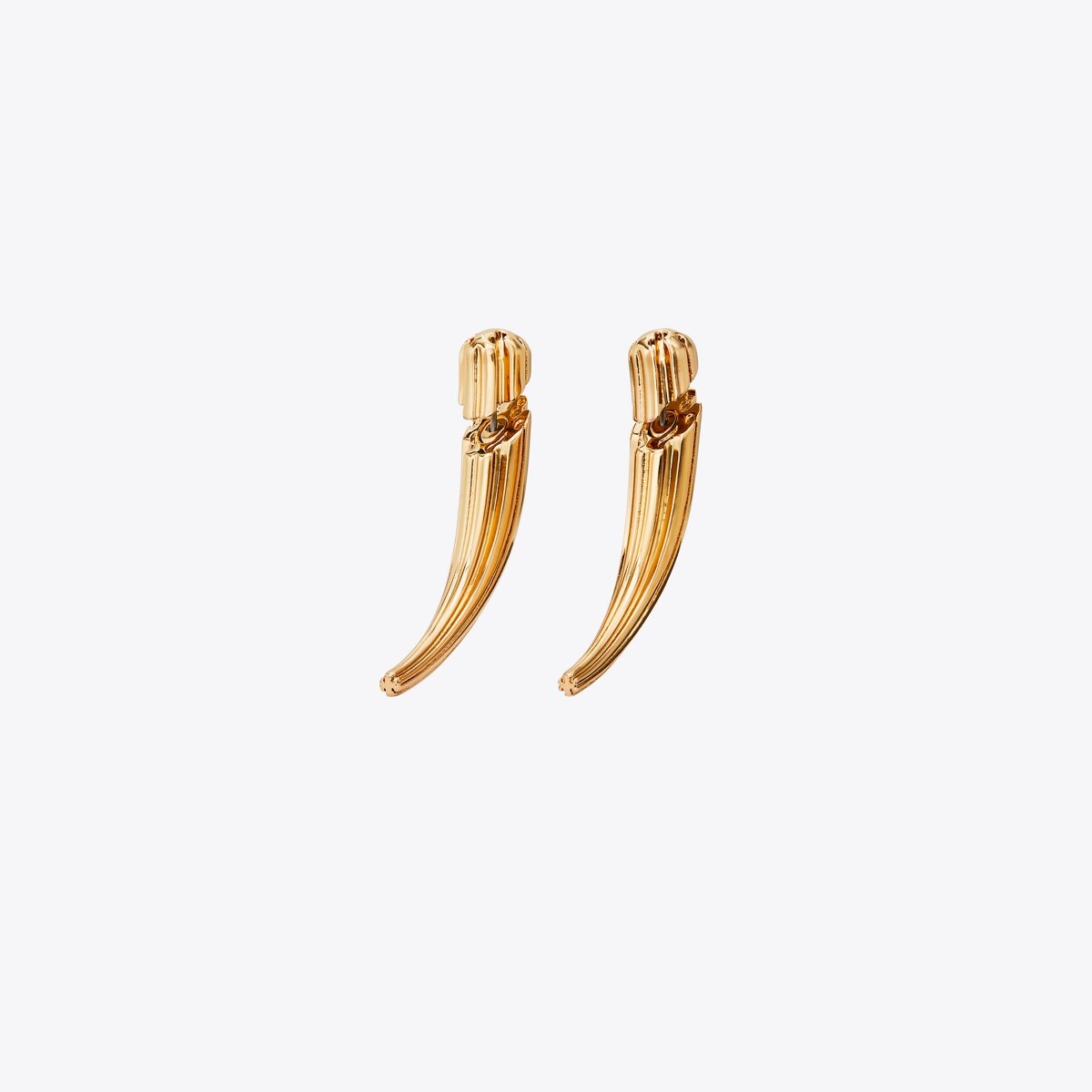 Logo Spike Front-Back Earring: Women's Designer Earrings