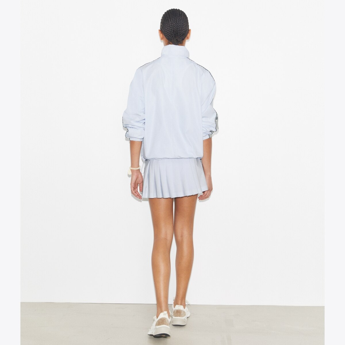 トップス huber store emblem tricot jacket logo-tape-jacket-on-model-