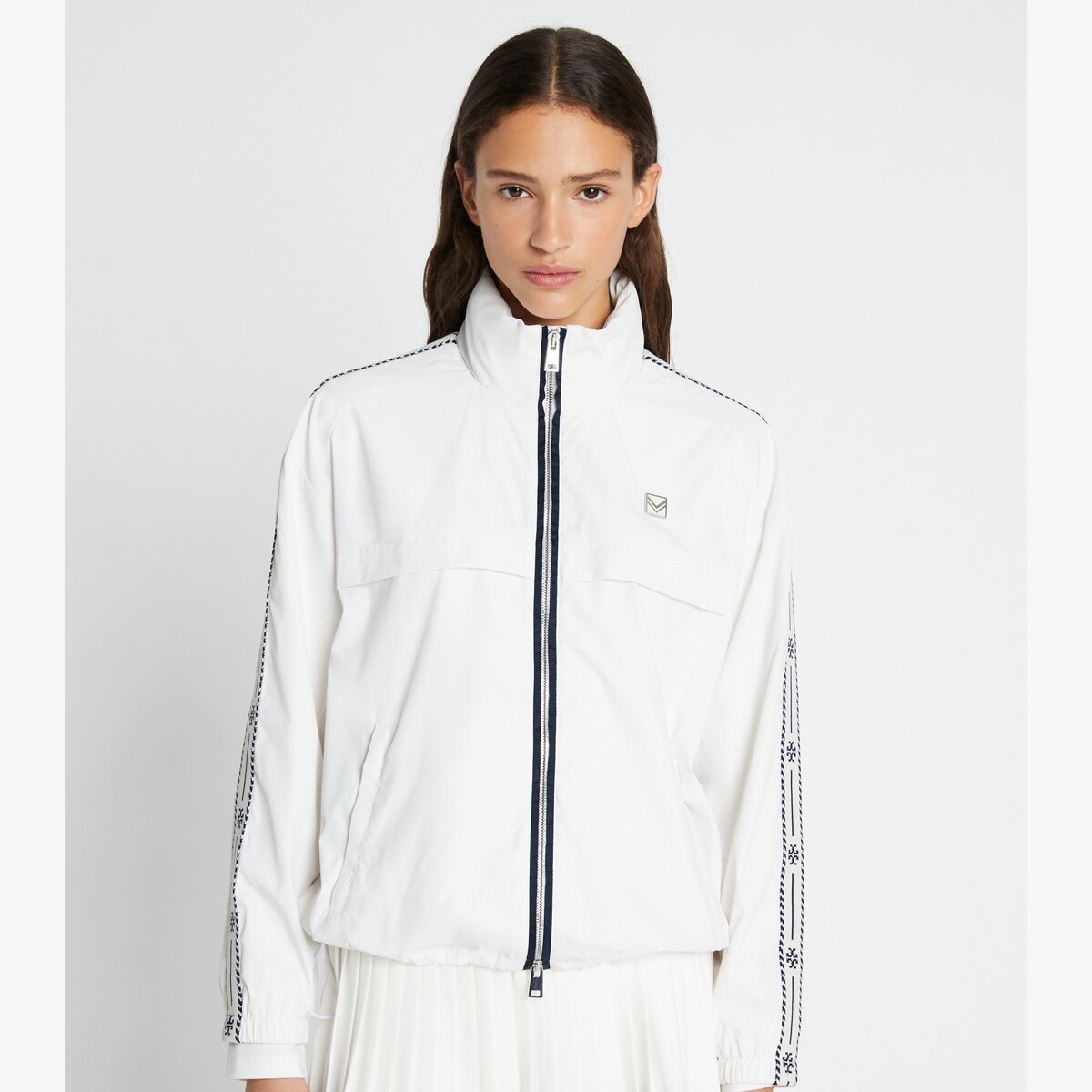 Logo Tape Jacket: Women's Designer Jackets | Tory Burch