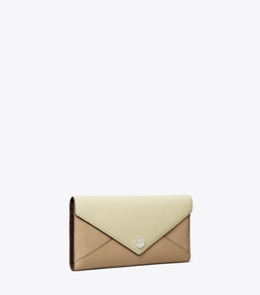 Long Colorblock Envelope Wallet