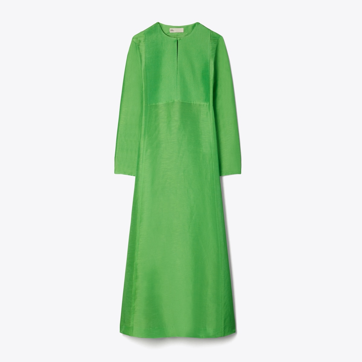 Tory Burch Women's Long Linen Caftan in Bright Green, size XL Tory Burch Women's Long Linen Caftan in Bright Green, size XL