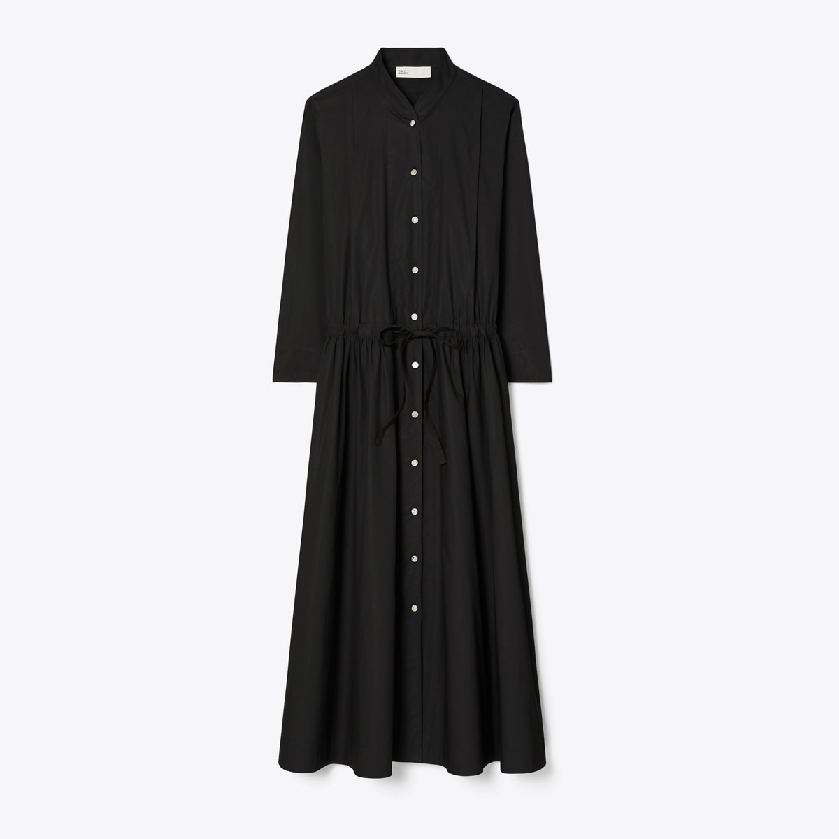 TORY BURCH ホタン付き長袖シャツシャケット 1662220 001 long-poplin-shirtdress-front.