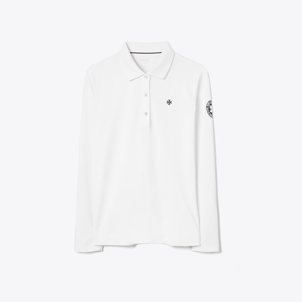 TORY BURCH パフォーマンス ポロシャツ 半袖 スノーホワイト Performance Piqué Polo: Women's Designer Tops | Tory Sport
