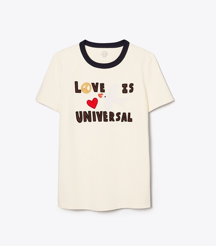 Love is Universal T-Shirt: Women's Designer Tops | Tory Burch