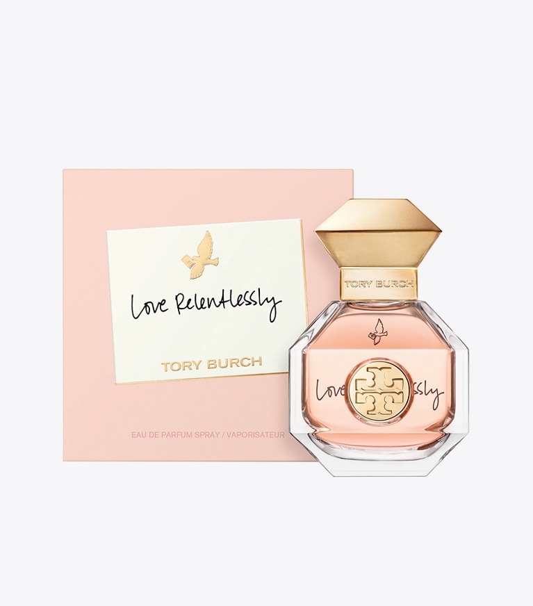 Tory Burch diseñador perfume Love Relentlessly Eau de Parfum en spray - 1.7 oz / 50 ml en Blush Pink grupo
