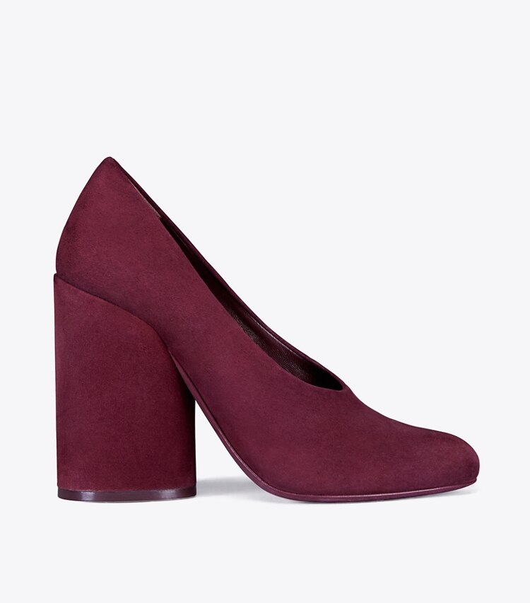 Tory Burch designer heels Lucia Pump in Fig angle