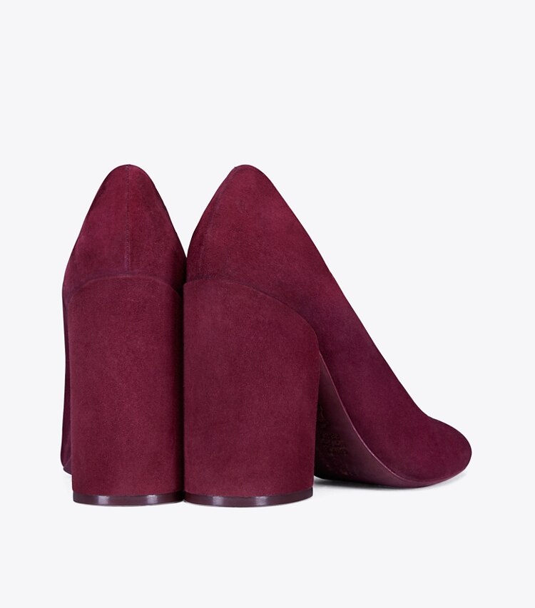 Tory Burch designer heels Lucia Pump in Fig back