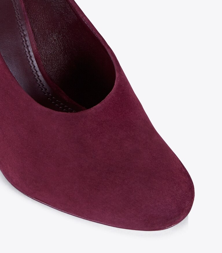 Tory Burch designer heels Lucia Pump in Fig angle
