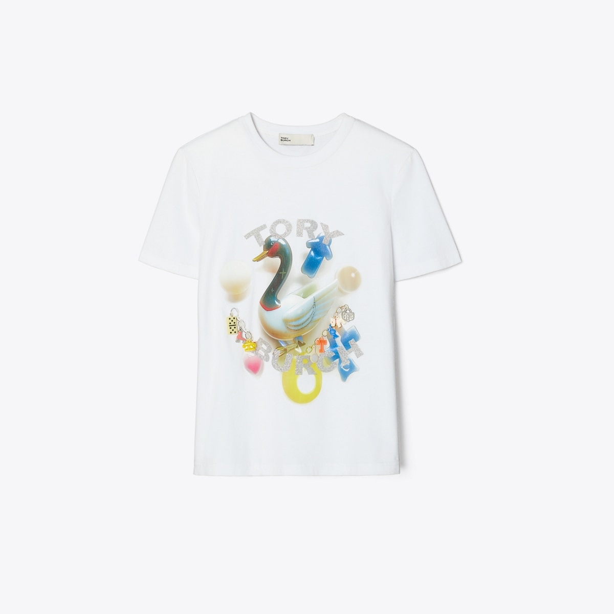 【Tory Burch】ラッキーダックTシャツ lucky-duck-cotton-t-shirt-