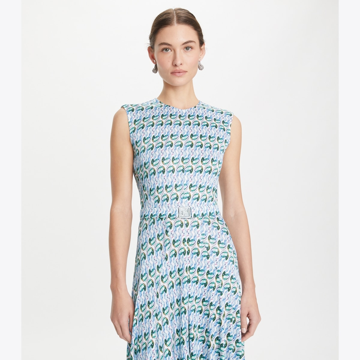 ワンピース Tory Burch DRESS (145210 001) Lucky Duck Viscose and Silk Dress: Women's Designer Dresses