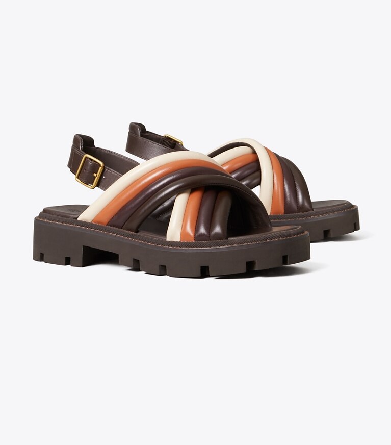 Tory Burch designer サンダル ラグソール サンダル in Multi-Color angle