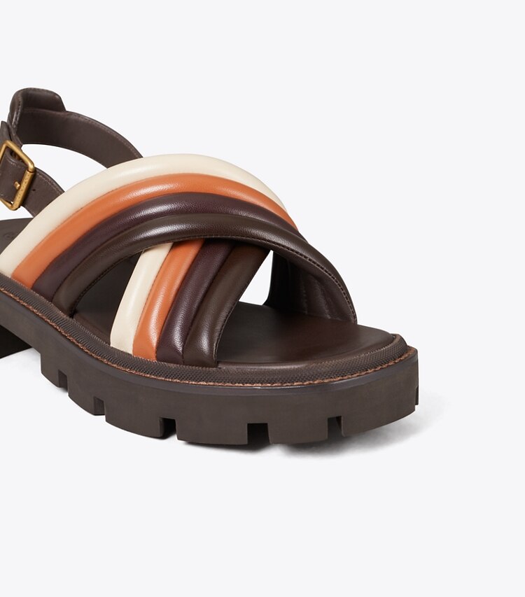 Tory Burch designer サンダル ラグソール サンダル in Multi-Color ディテール