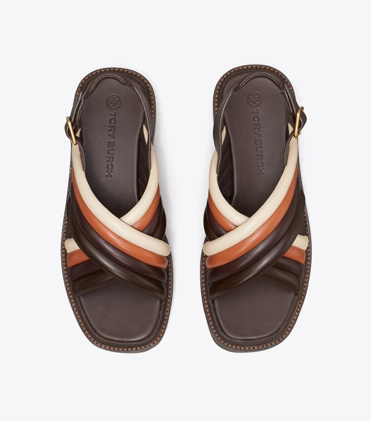 Tory Burch designer サンダル ラグソール サンダル in Multi-Color オーバーヘッド