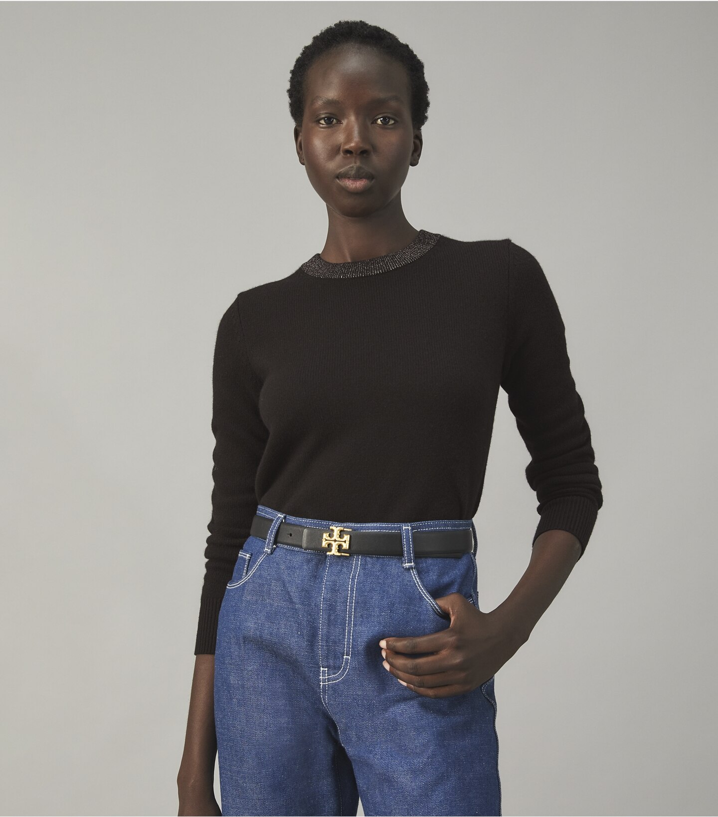 Lurex Cashmere Sweater