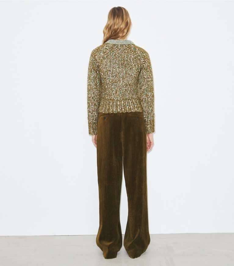 Tory Burch designer maglioni Maglione in lana in Brown front