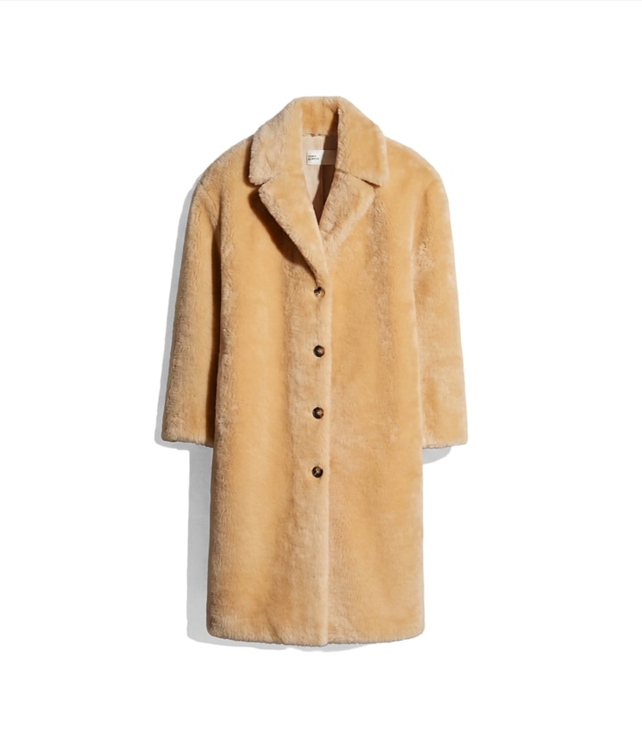 Manteau en faux rason