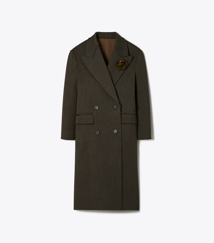 Tory Burch designer manteaux Manteau en laine in Gray front