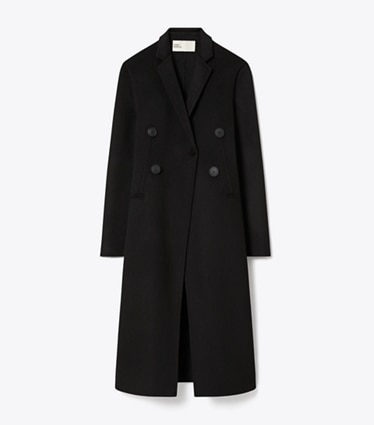Tory Burch designer manteaux Manteau en laine in Black front