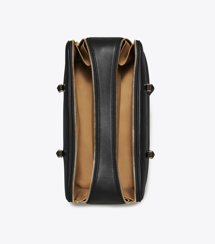 Tory Burch designer henkeltaschen Marshmallow Henkeltasche in Black von oben