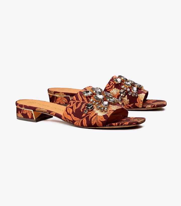 Martine Jacquard Slide: Women's Designer Sandals | Tory Burch