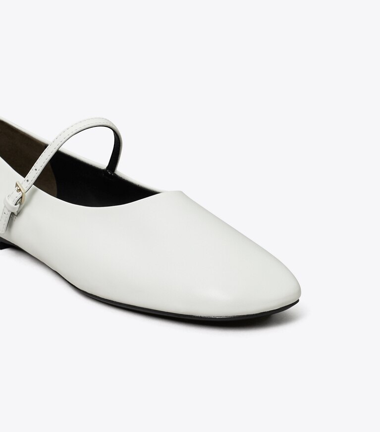 Tory Burch designer loafers Mary-Jane-Flat in CLOUD angle