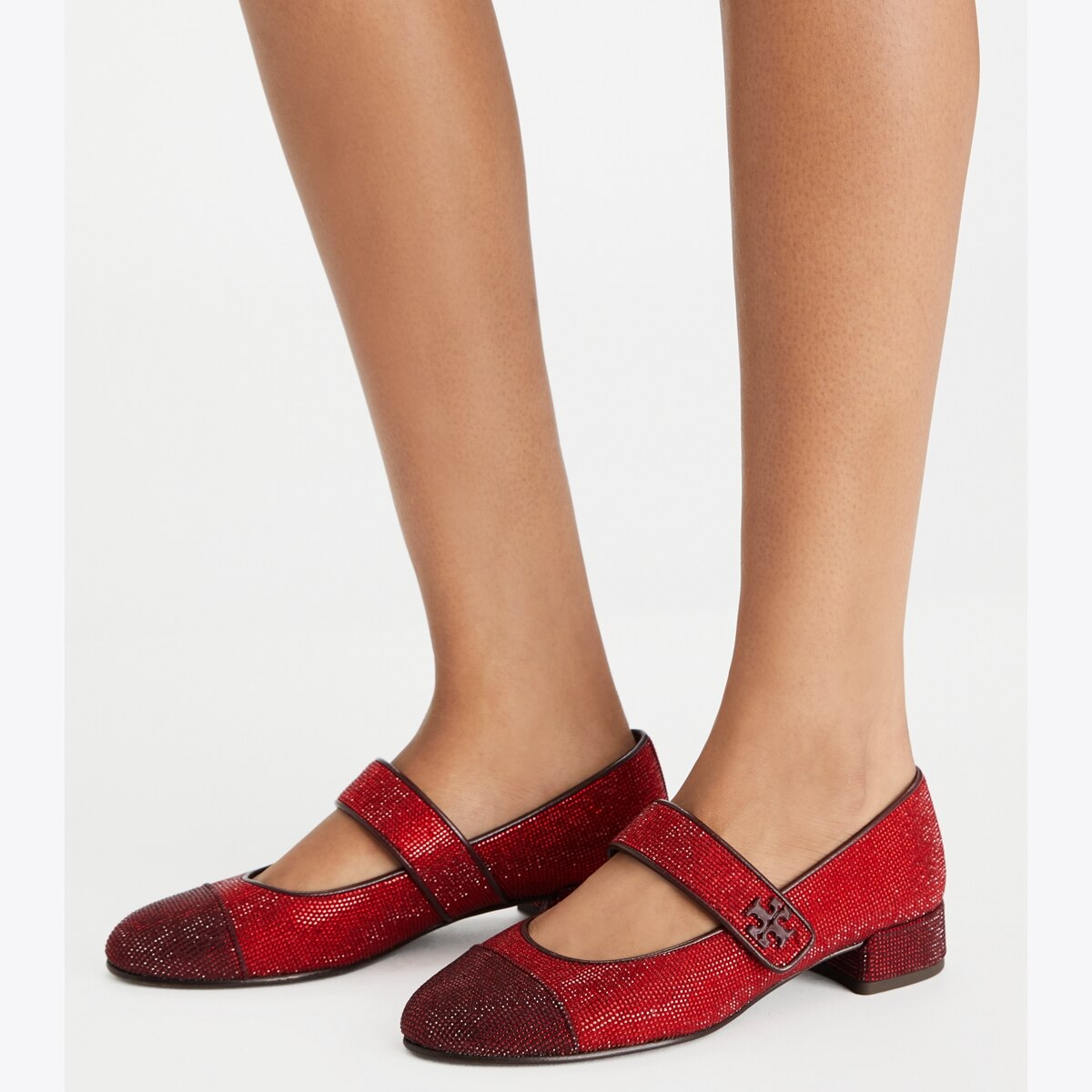 バレエ送料&関税込み★Tory Burch★MARY JANE BALLET★選択3色 Peep-Toe Mary Jane Ballet: Women's Designer Flats | Tory Burch