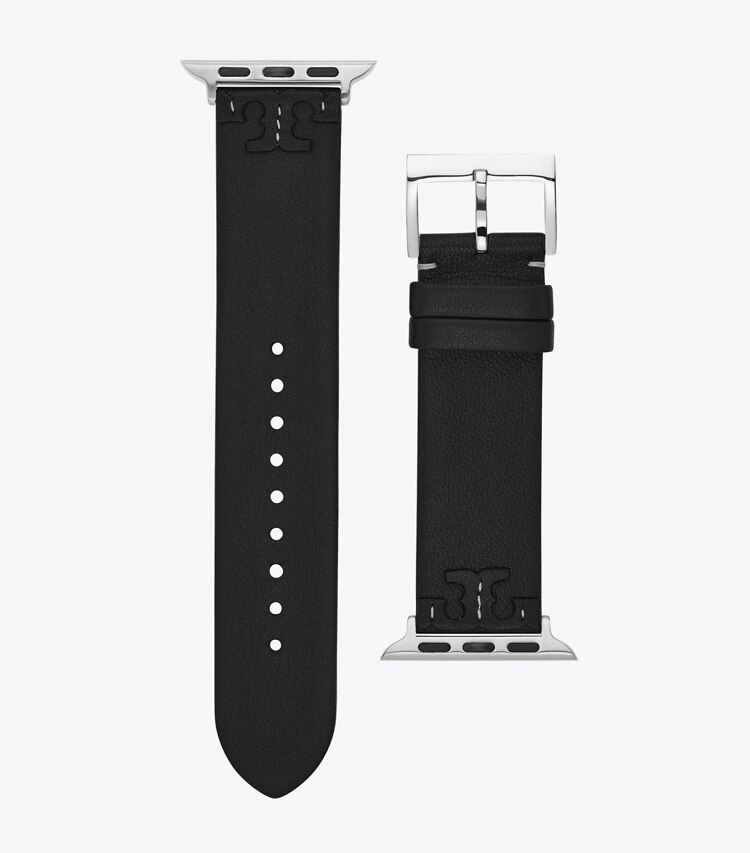 Tory Burch designer watches tory track smart watches McGraw Band for Apple Watch®, Leather in Black side
