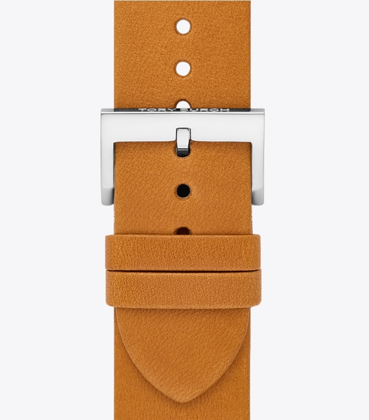 Tory Burch designer watches tory track smart watches McGraw Band for Apple Watch® in CAMELLO packable reversible