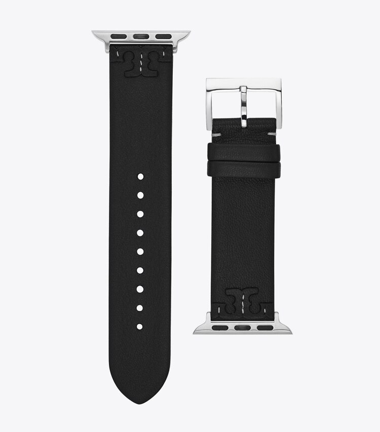 McGraw Band for Apple Watch®, Black Leather, 38 MM – 40 MM