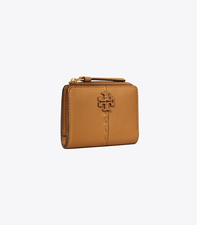 Tory Burch designer wallets McGraw Bi-Fold Wallet in Tiramisu angle
