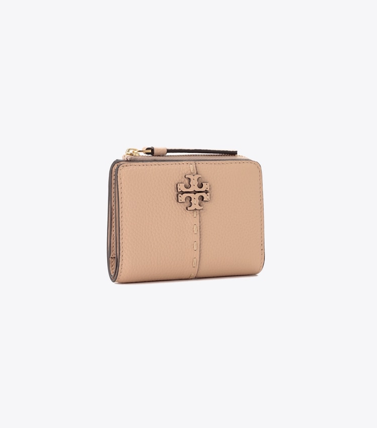 Tory Burch designer wallets McGraw Bi-Fold Wallet in Goan Sand angle