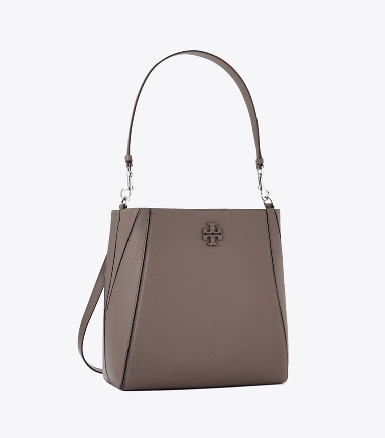 Tory Burch designer ホーボーバッグ マックグロー バケットバッグ in Wild Mushroom angle
