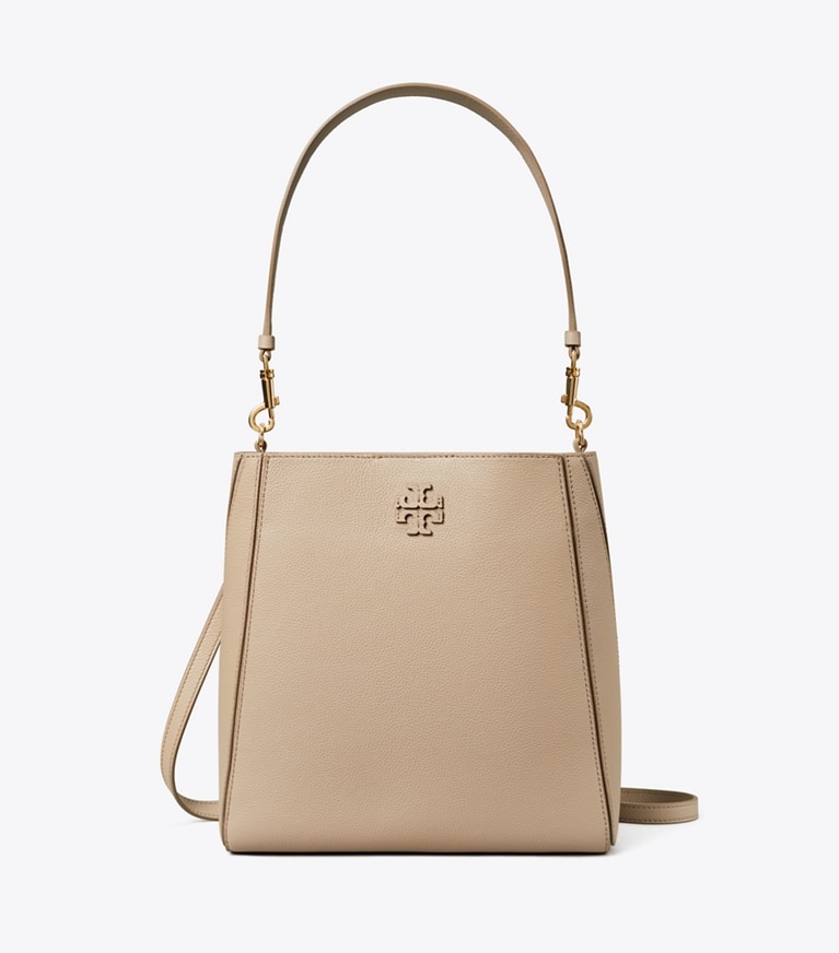 Tory Burch designer ホーボーバッグ マックグロー バケットバッグ in Fresh Clay angle