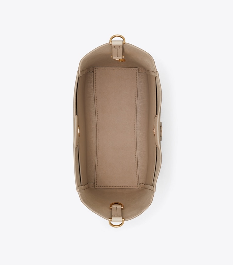 Tory Burch designer ホーボーバッグ マックグロー バケットバッグ in Fresh Clay angle