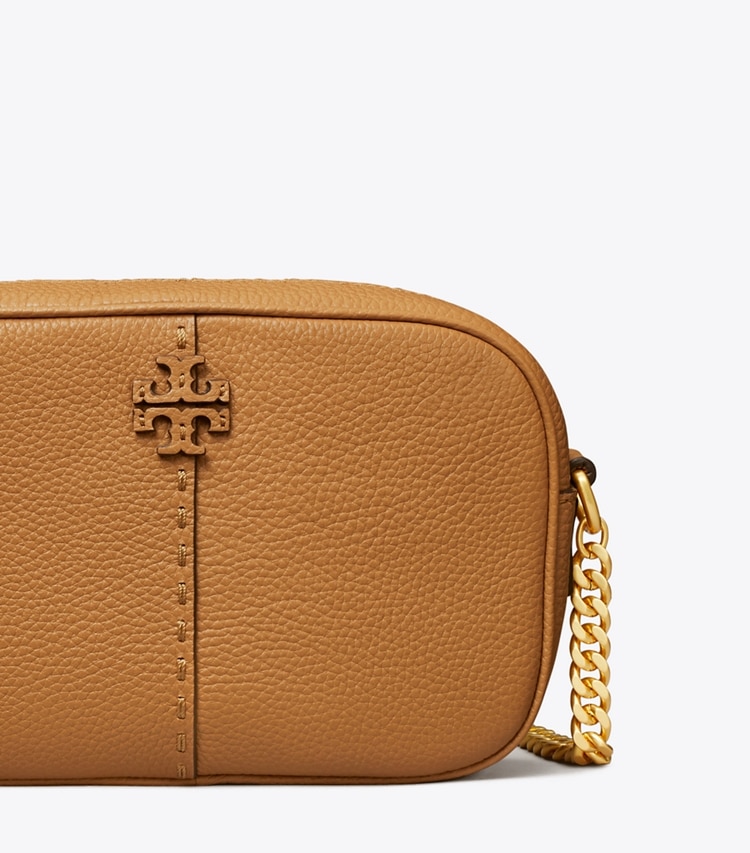 Tory Burch designer crossbody bags McGraw Camera Bag in Tiramisu detail