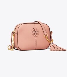 Tory burch mcgraw outlet camera bag devon sand