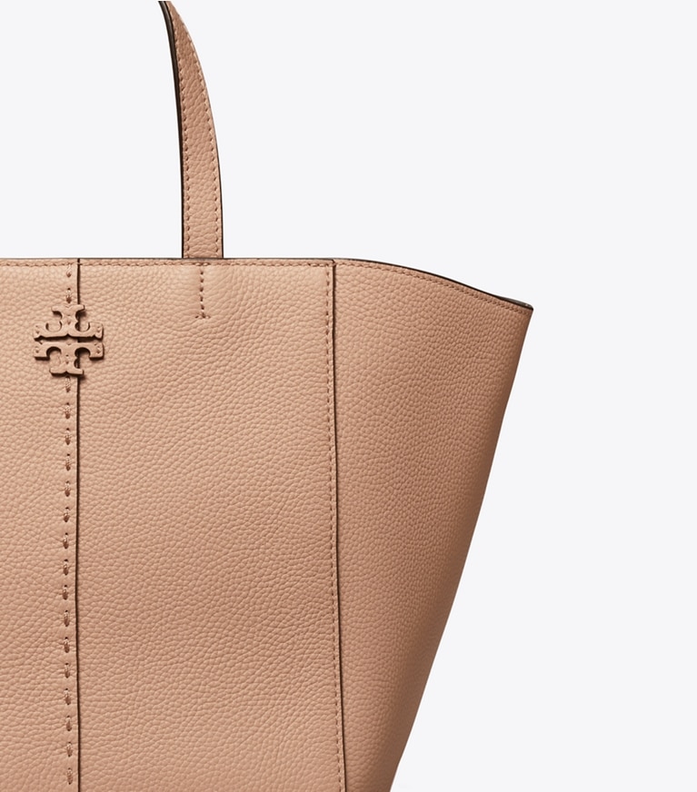 Tory Burch designer henkeltaschen McGraw Carryall in Goan Sand angle