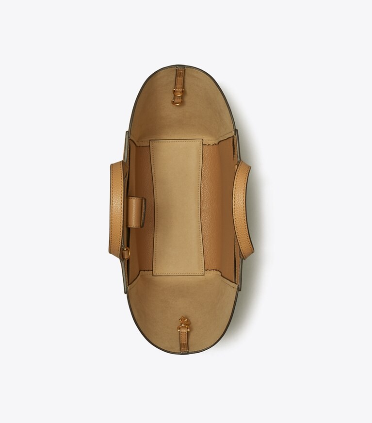 Tory Burch designer henkeltaschen McGraw Carryall in Tiramisu angle