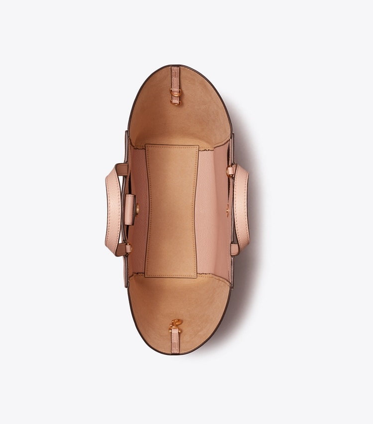 Tory Burch designer henkeltaschen McGraw Carryall in Goan Sand von oben