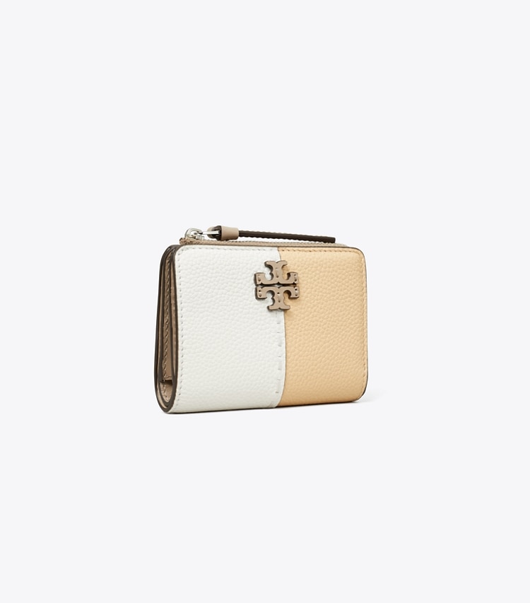 Tory Burch designer wallets McGraw Colorblock Bi-Fold Wallet in Cirrus Cloud Multi angle