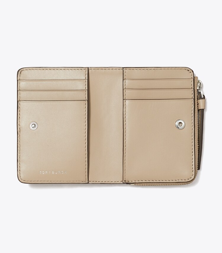 Tory Burch designer wallets McGraw Colorblock Bi-Fold Wallet in Cirrus Cloud Multi overhead