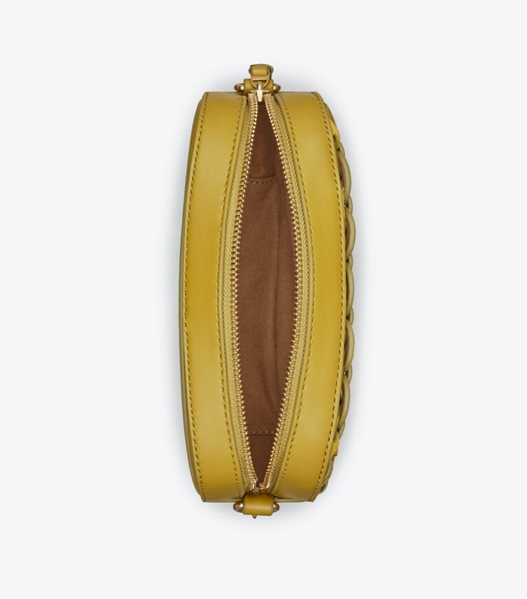Tory Burch designer crossbody bags McGraw Die-Cut Camera Bag in ISLAND PALM angle