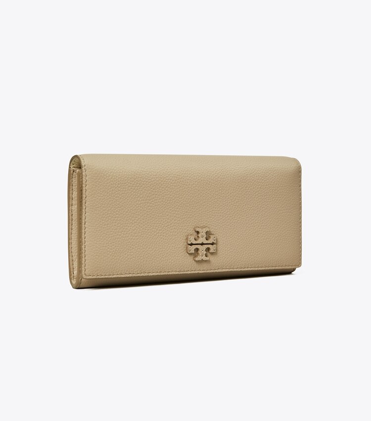 Tory Burch designer 財布 マックグロー エンベロープ ウォレット in Fresh Clay angle