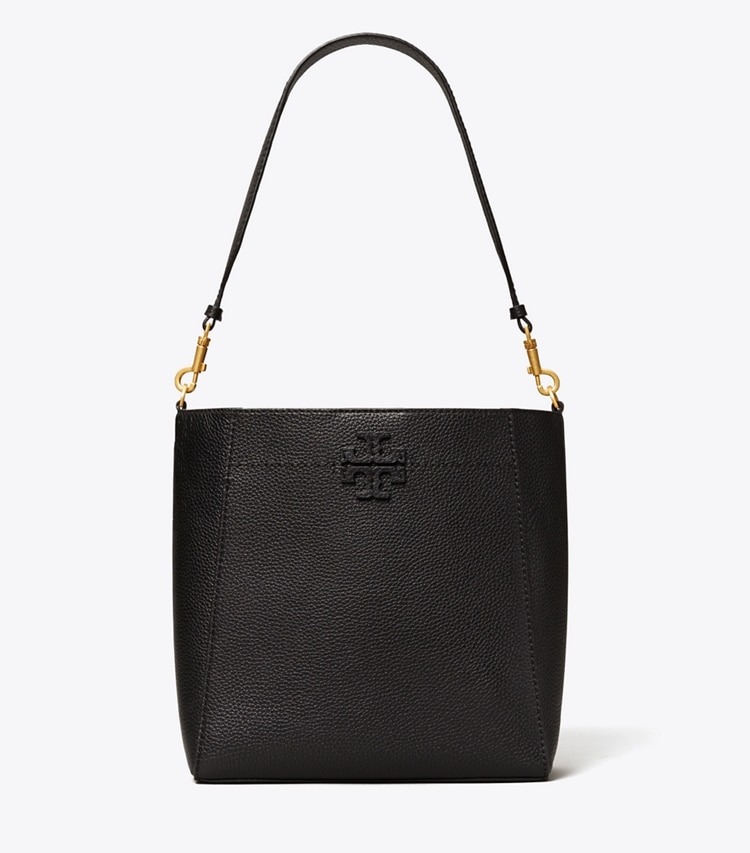 Tory Burch designer hobo bags McGraw Hobo in Black front