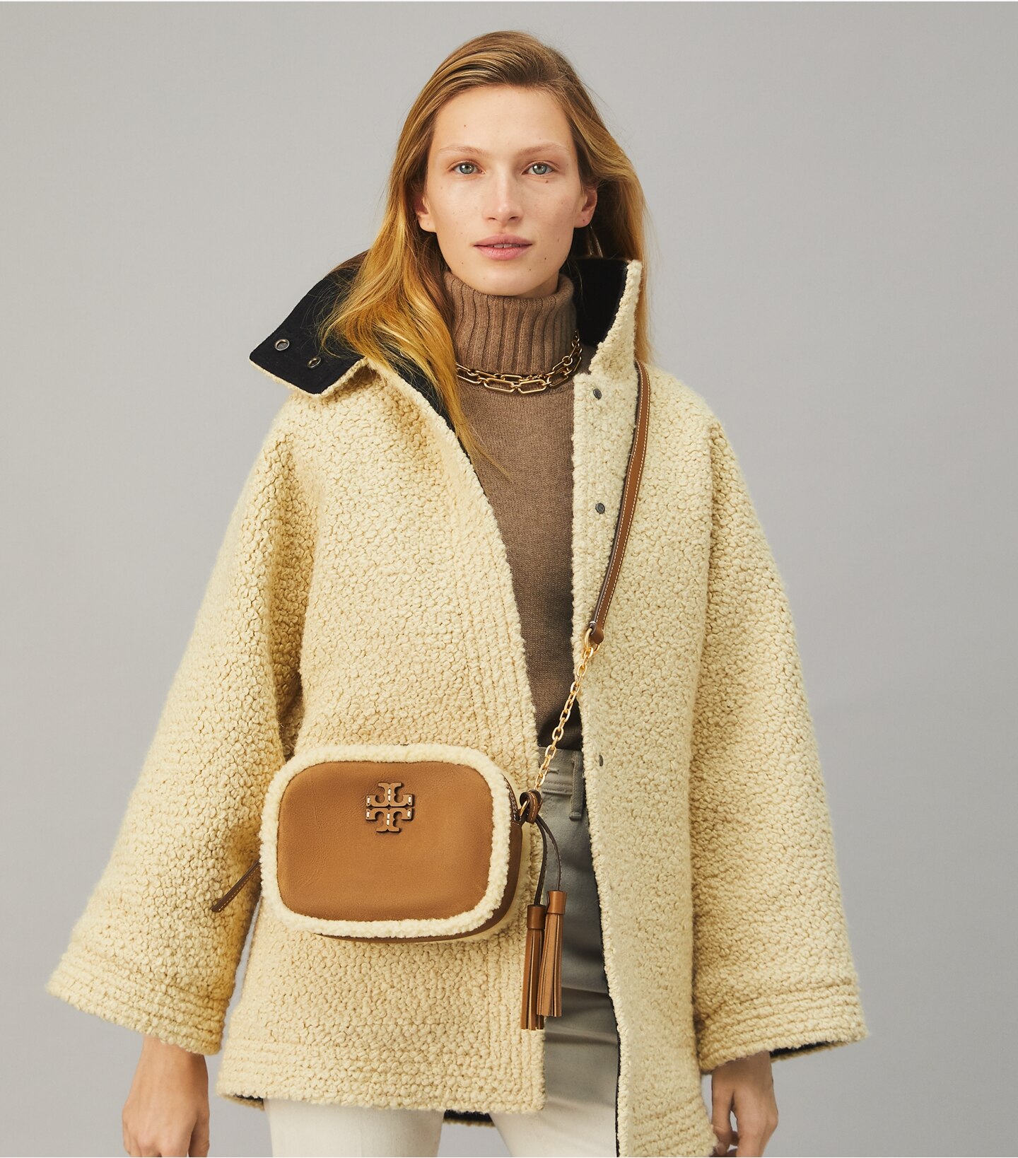 McGraw Shearling Camera Bag