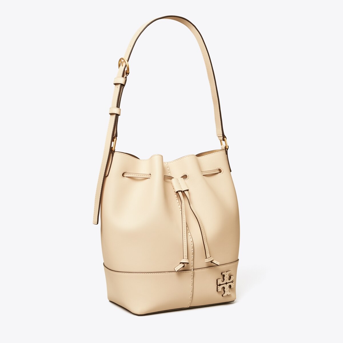 McGraw Smooth Drawstring Bucket Bag: Women's Designer Crossbody Bags | Tory  Burch