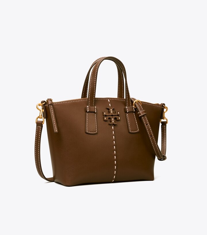 McGraw Smooth Mini Top-Zip Satchel: Women's Designer Crossbody Bags | Tory  Burch